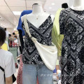 100％棉花印刷面料库存女装连衣裙